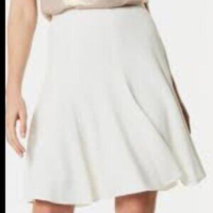 Karen Millen Cream A-Line Skirt Sz 4